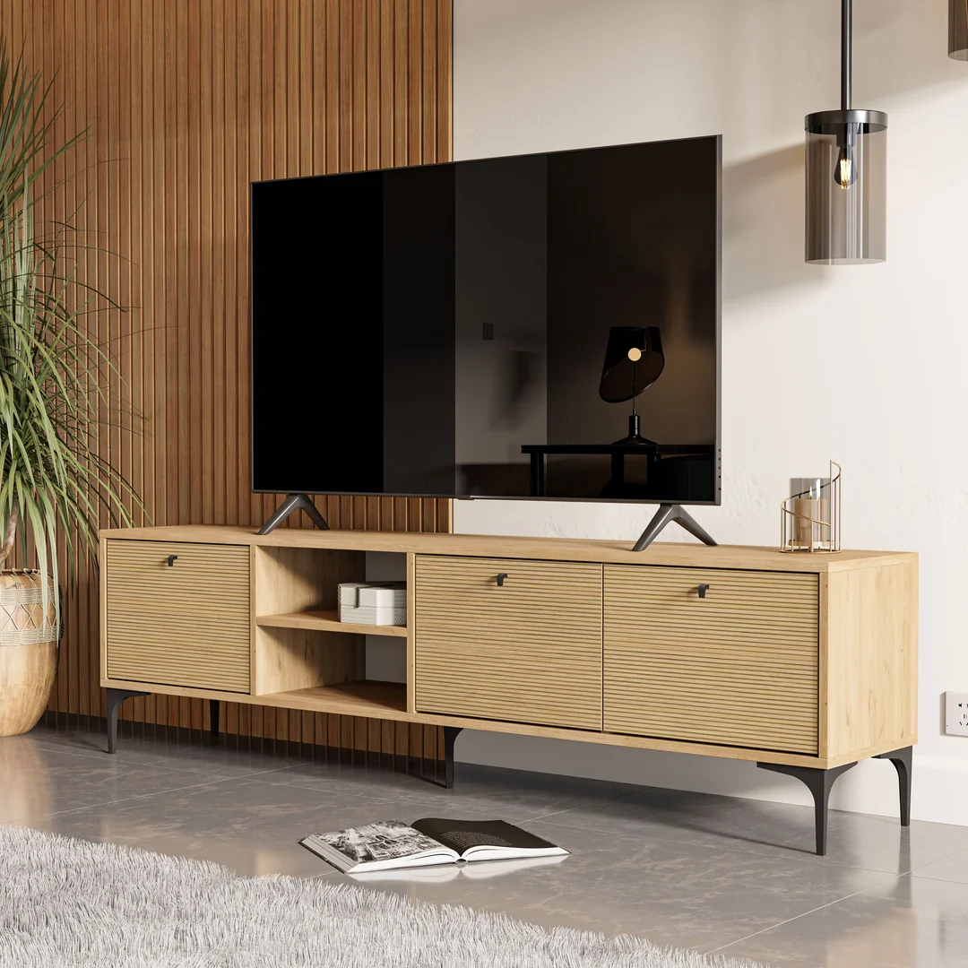 Έπιπλο Τηλεόρασης ,Vision 1364 Sepet-Yunus Μ180xΠ35xΥ50,5 εκ., All4home